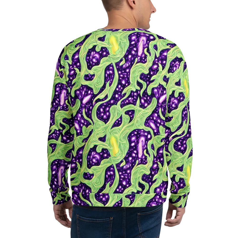 Amethyst Vine on Sweatshirt — Back