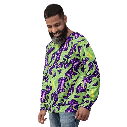 Amethyst Vine on a Sweatshirt