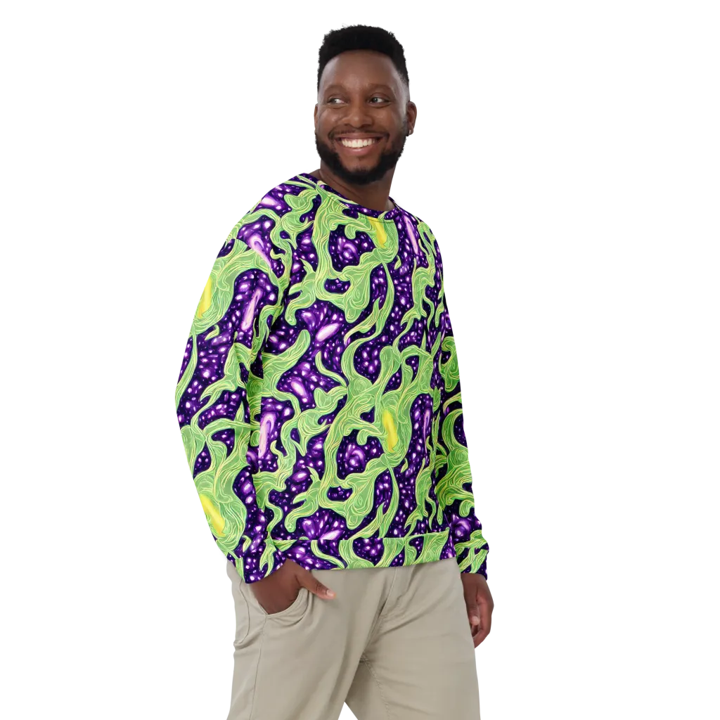Amethyst Vine on Sweatshirt — Front