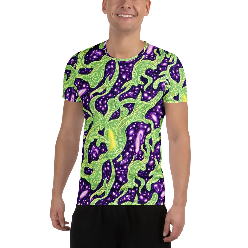 Amethyst Vine on Men's Athletic T-Shirt — Front