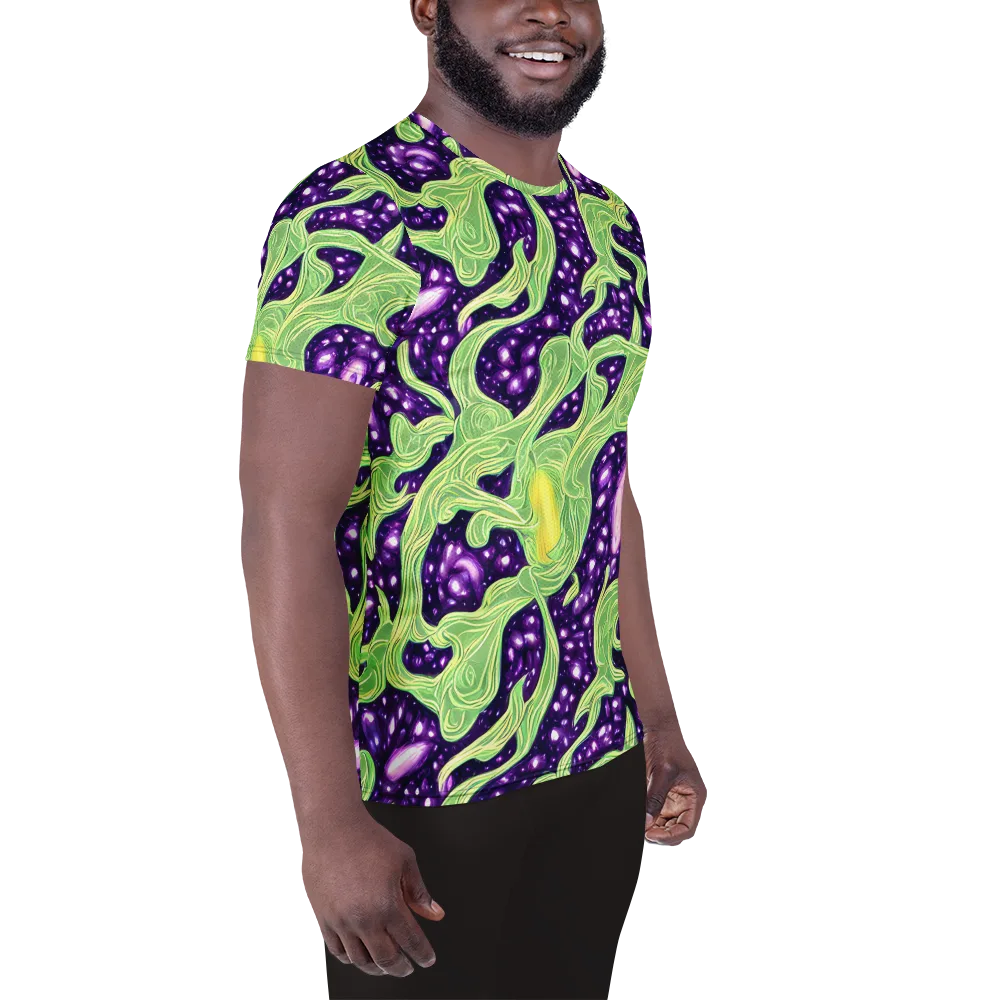 Amethyst Vine on Men's Athletic T-Shirt — Right