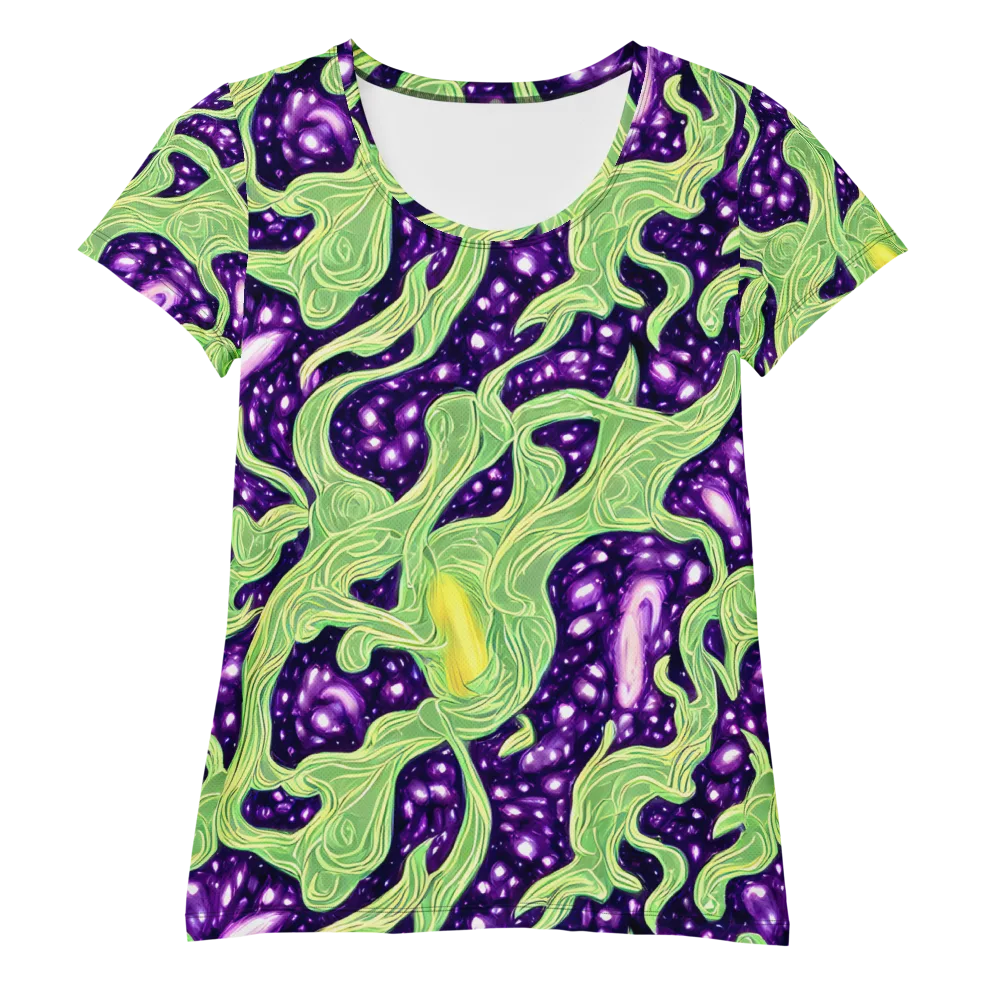 Amethyst Vine on Women's Athletic T-Shirt — Front