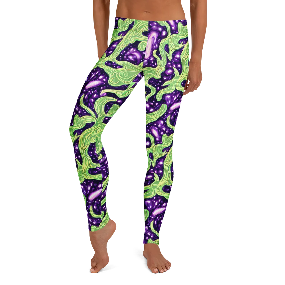 Amethyst Vine on Leggings — Front