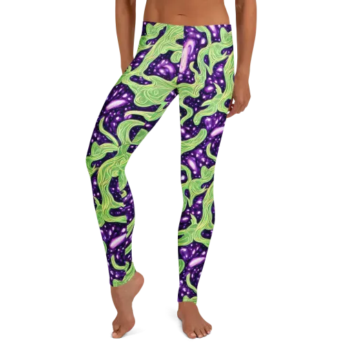 Amethyst Vine on a Leggings
