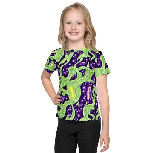 Amethyst Vine on a Kids Crew Neck T-Shirt