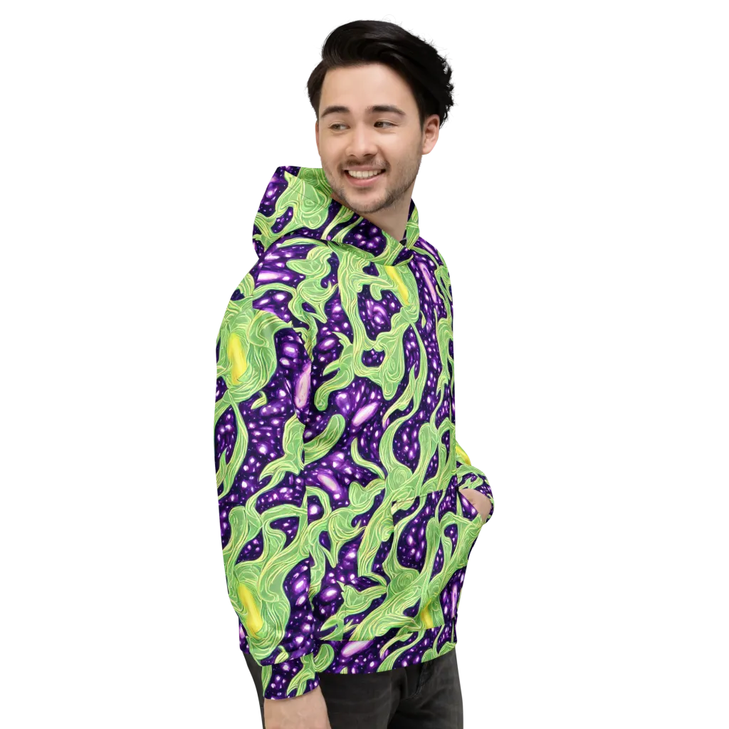 Amethyst Vine on Hoodie — Right