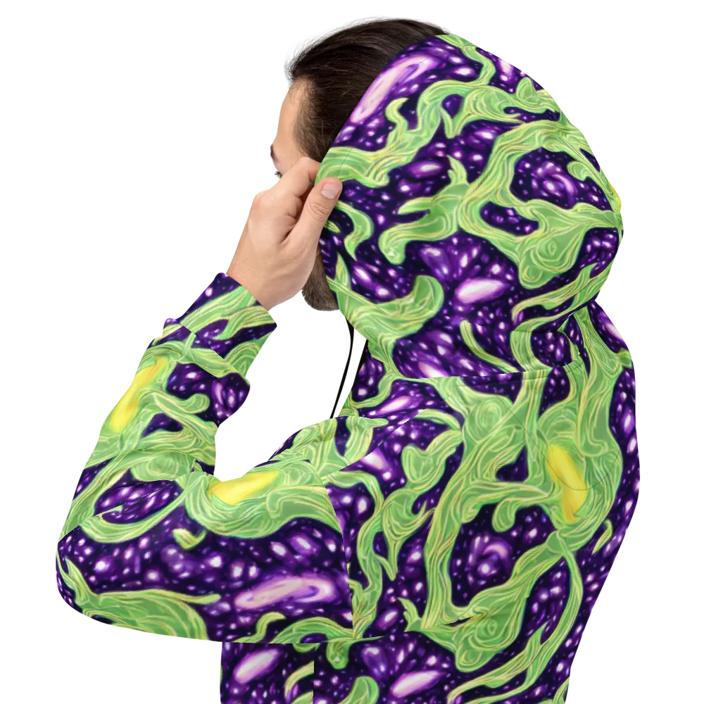 Amethyst Vine on Hoodie — Back