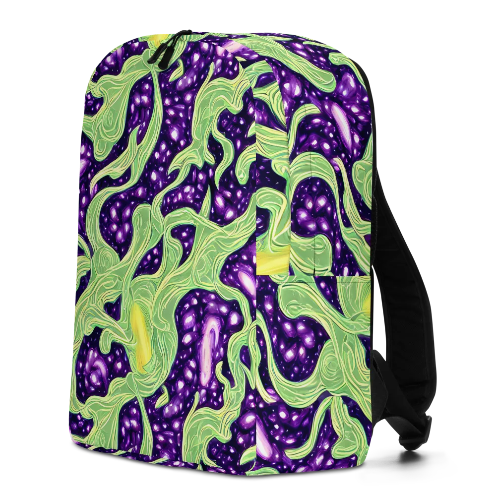 Amethyst Vine on Minimalist Backpack — Left