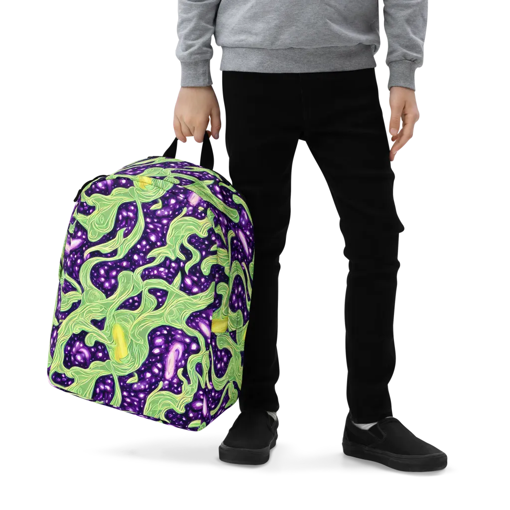 Amethyst Vine on Minimalist Backpack — Zoomed-in
