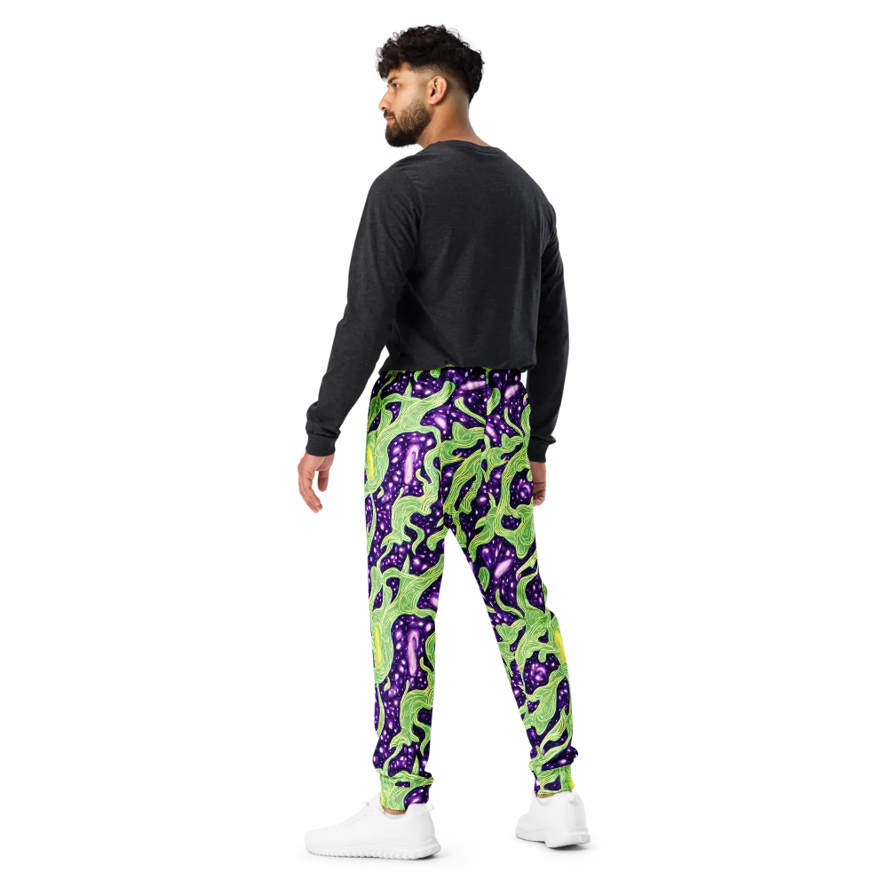 Amethyst Vine on Men's Joggers — Back