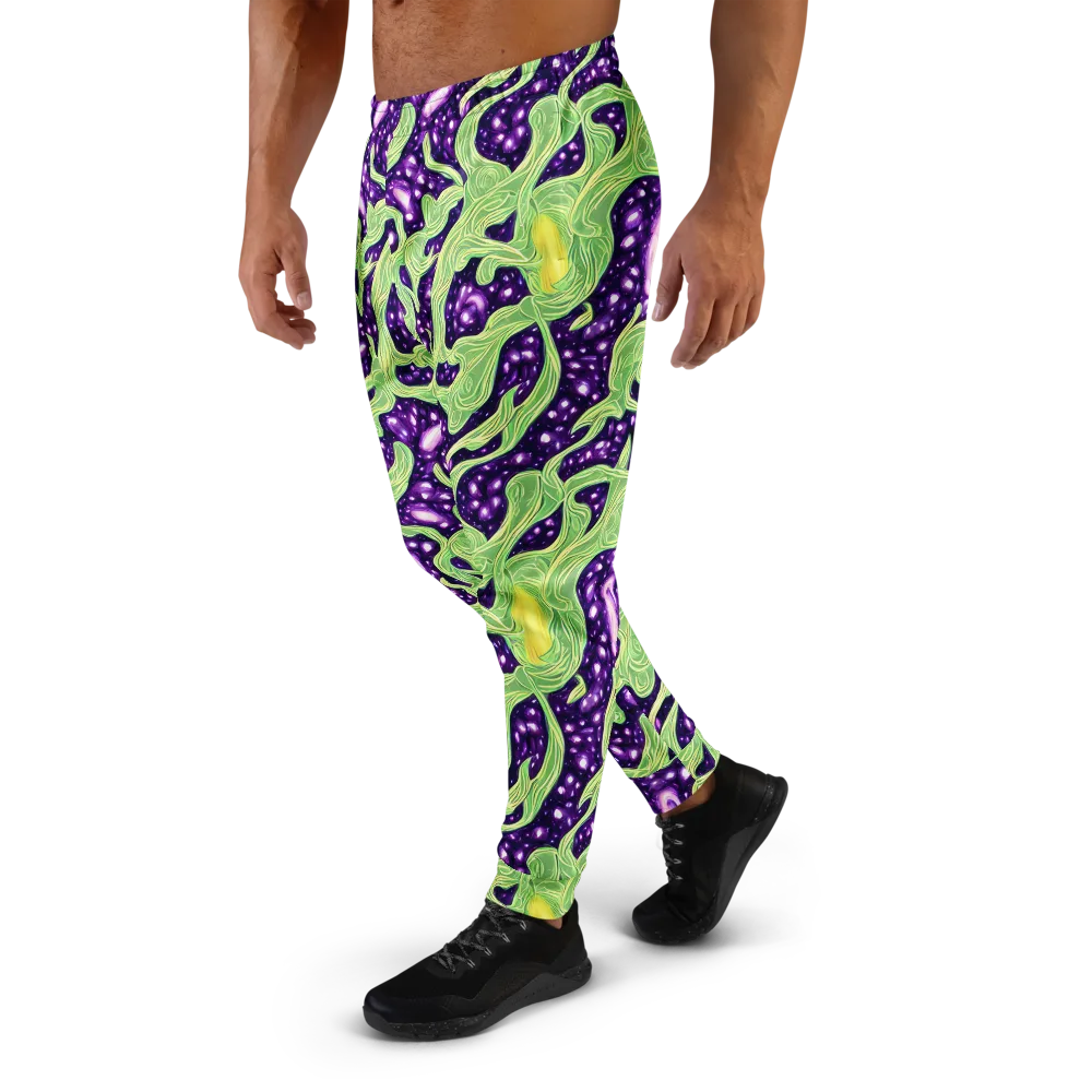 Amethyst Vine on Men's Joggers — Left