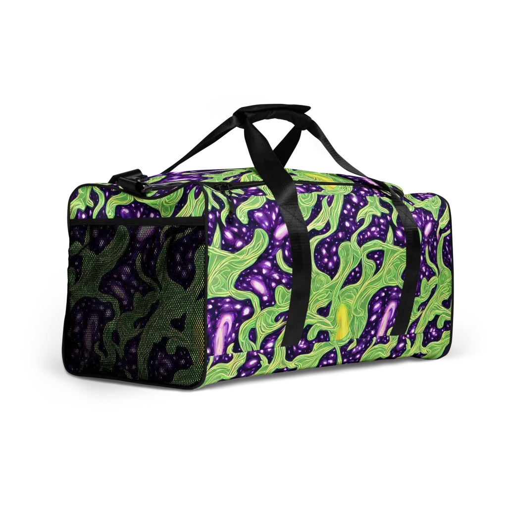 Amethyst Vine on Duffle Bag — Right Front