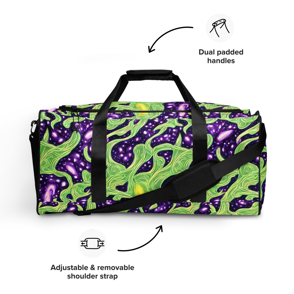 Amethyst Vine on Duffle Bag — Front