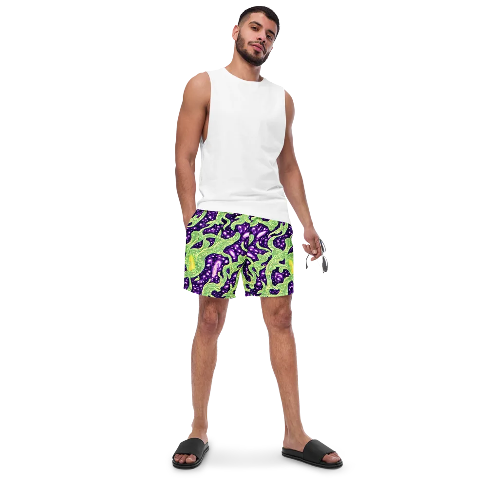 Amethyst Vine on Swim Trunks — Front