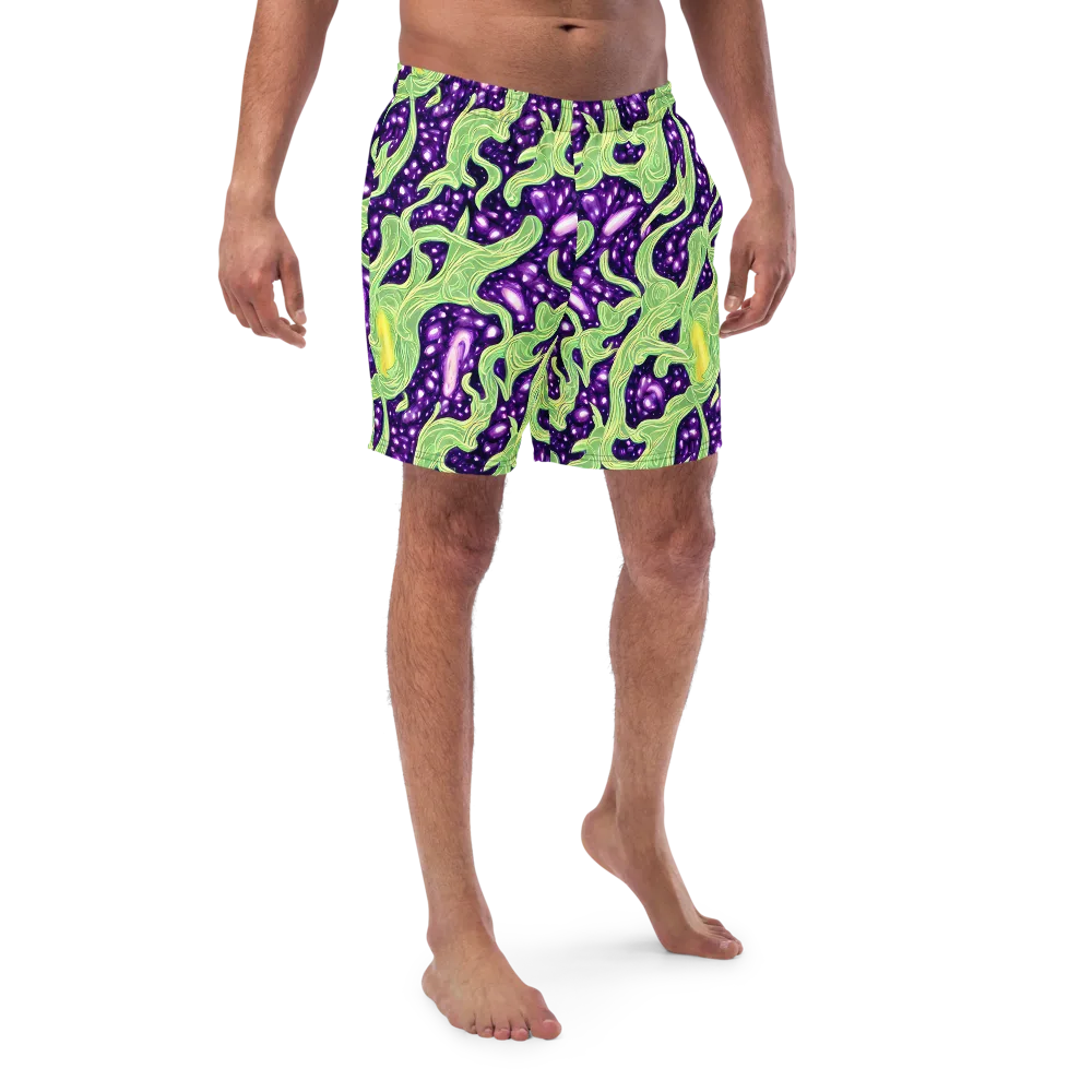 Amethyst Vine on Swim Trunks — Front
