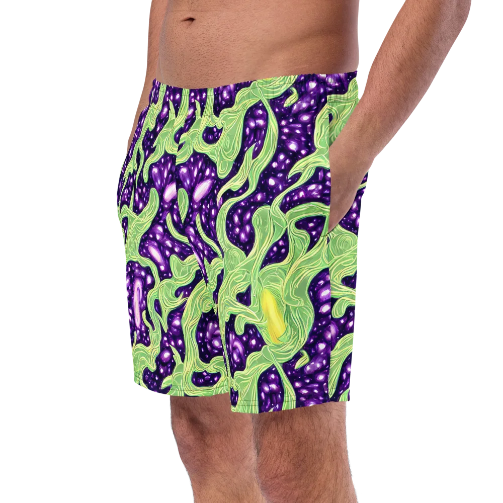 Amethyst Vine on Swim Trunks — Left Front