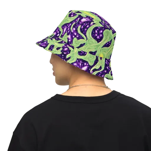 Amethyst Vine on a Reversible Bucket Hat