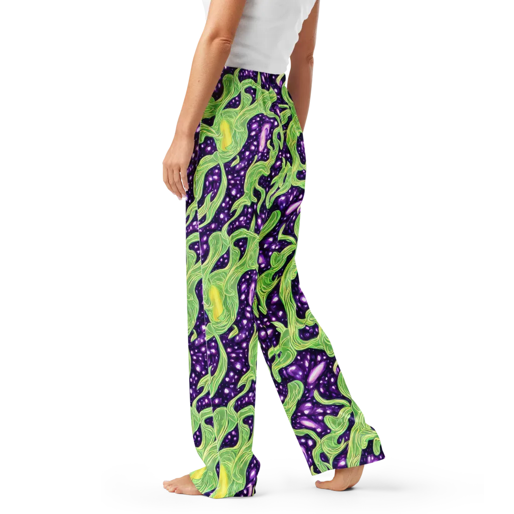 Amethyst Vine on Women's Pajama Pants — Left