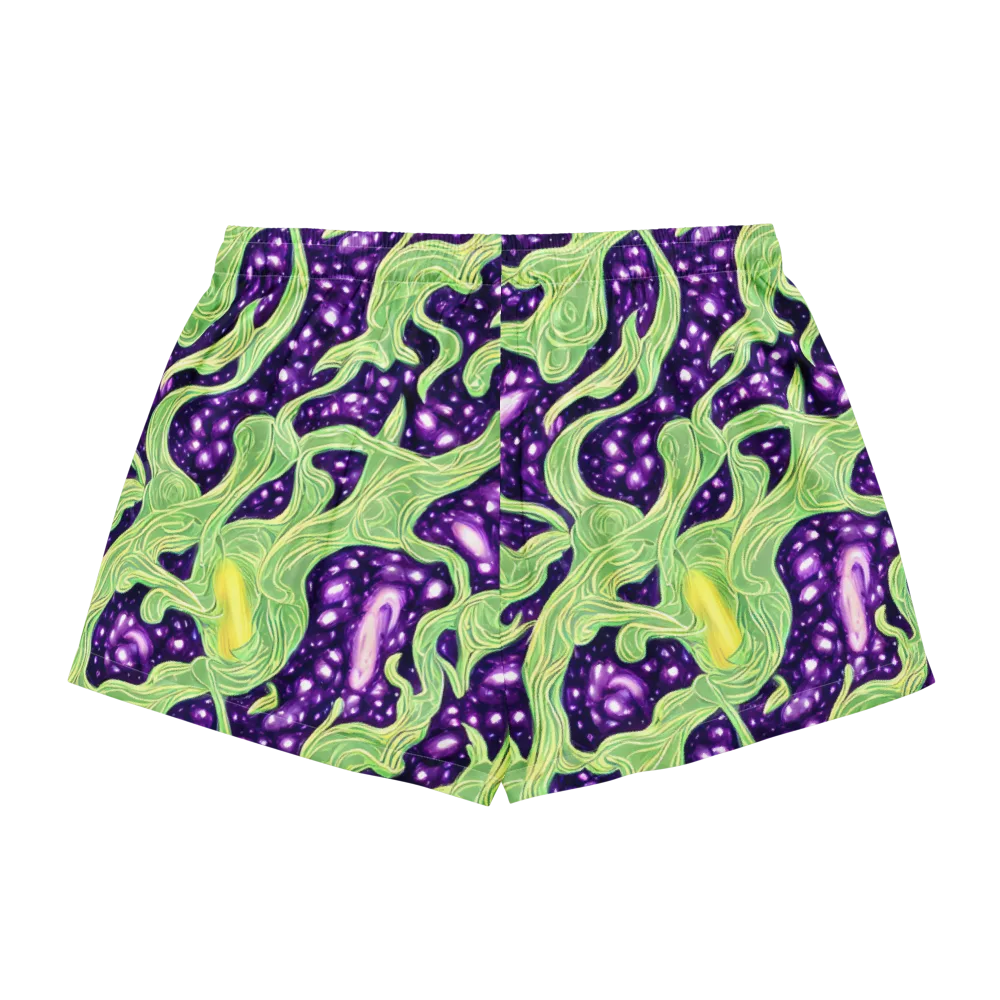Amethyst Vine on Women's Pajama Shorts — Back