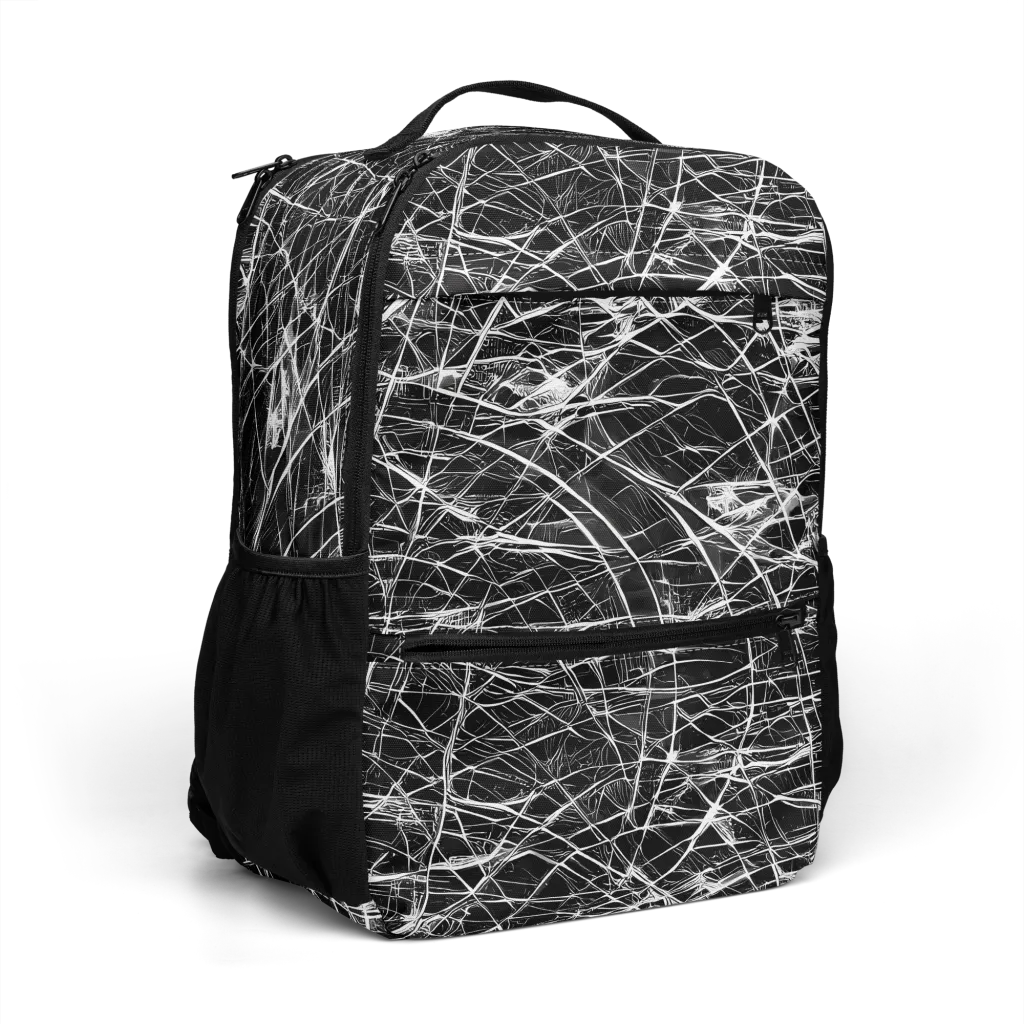 Whitewire Maze on Utility Backpack — Right Front