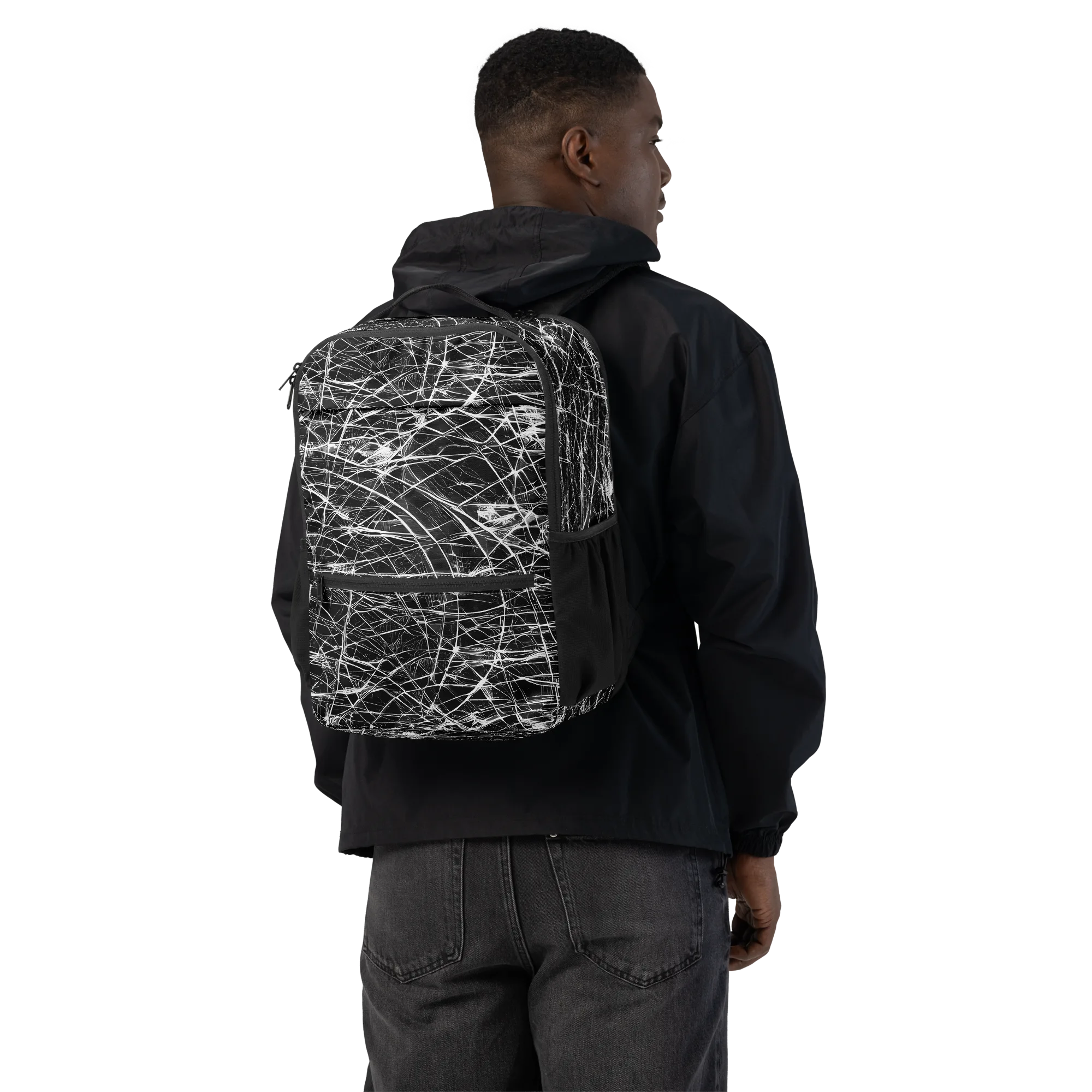 Whitewire Maze on Utility Backpack — Back
