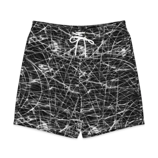 Whitewire Maze on a Men's Board Shorts
