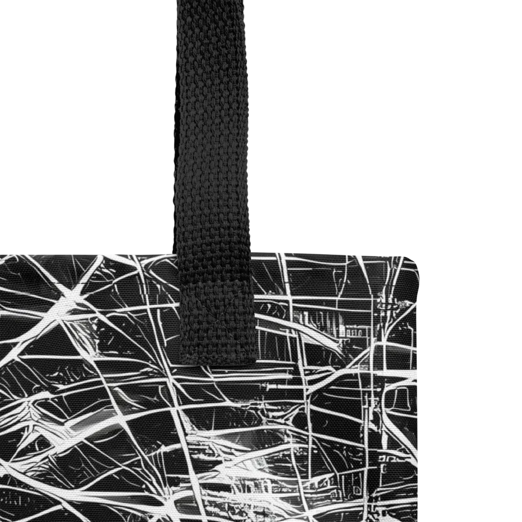 Whitewire Maze on Tote Bag — Product details
