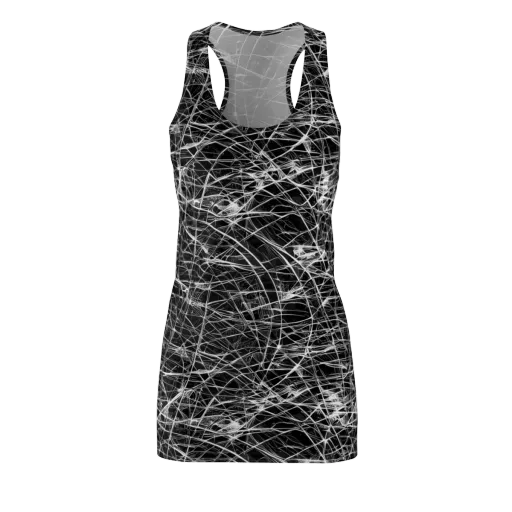 Whitewire Maze on a Racerback Dress