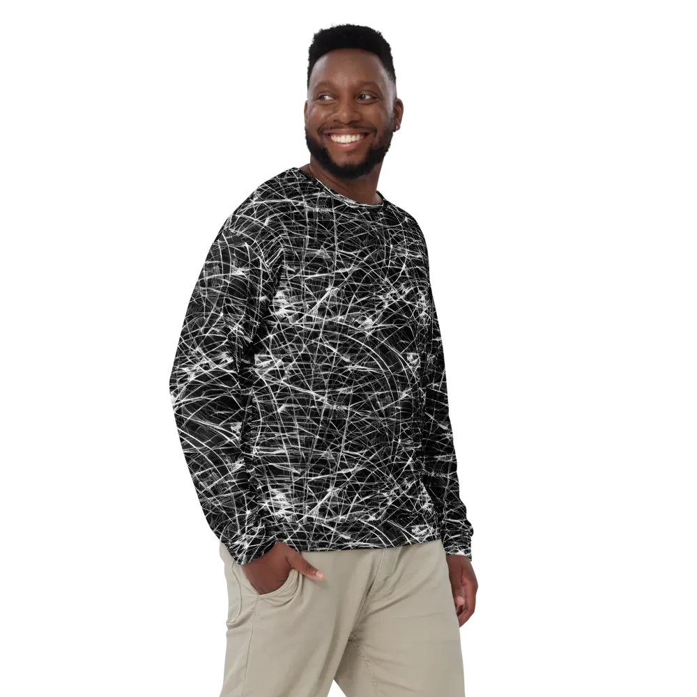 Whitewire Maze on Sweatshirt — Front
