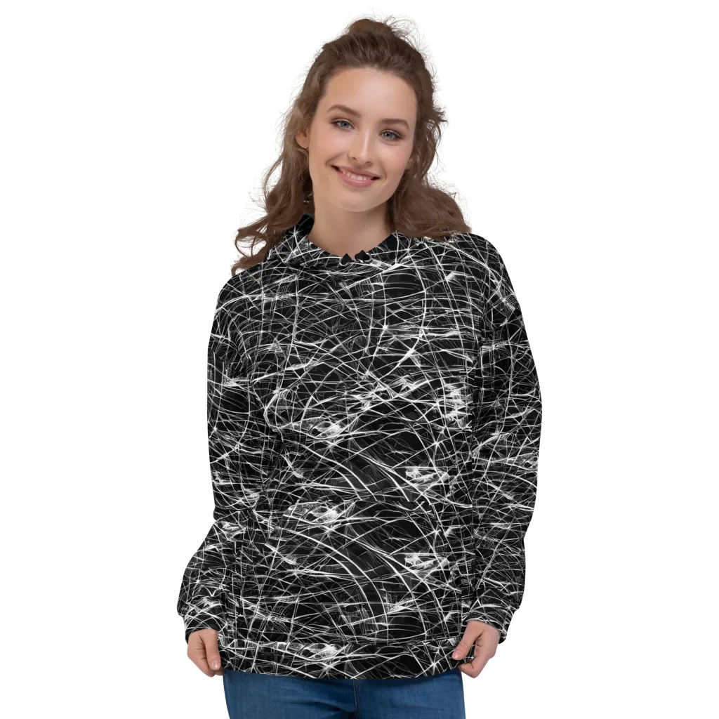 Whitewire Maze on Hoodie — Front