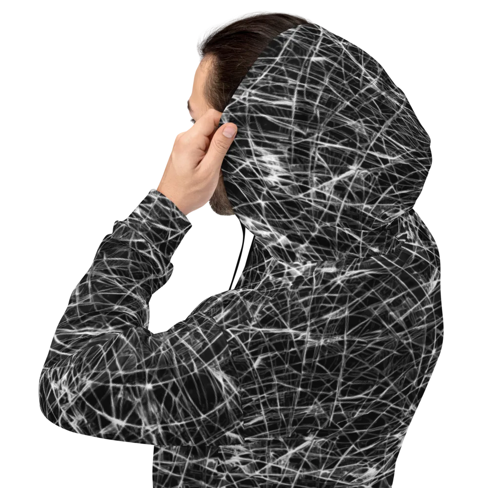 Whitewire Maze on Hoodie — Back