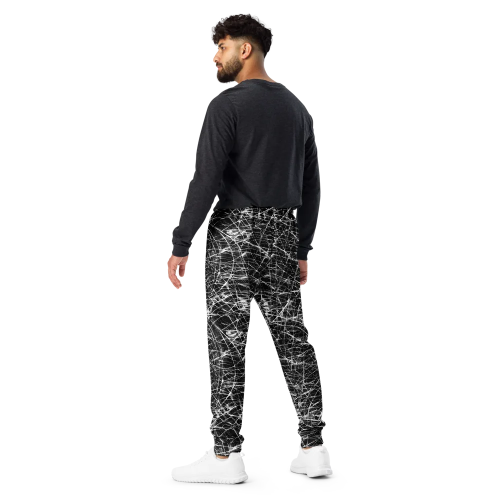 Whitewire Maze on Men's Joggers — Back