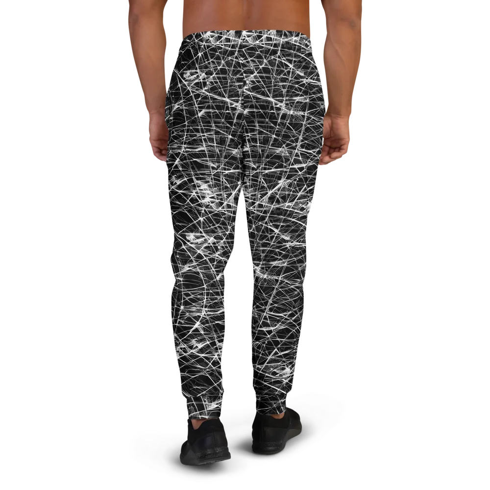 Whitewire Maze on Men's Joggers — Back