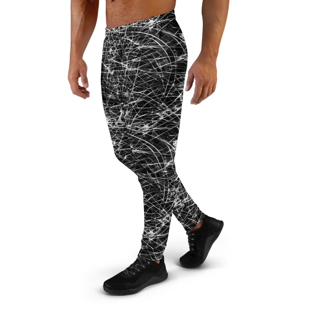 Whitewire Maze on Men's Joggers — Left