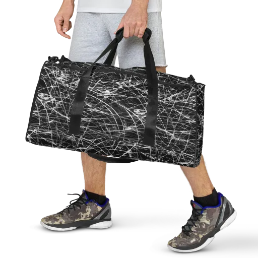 Whitewire Maze on a Duffle Bag