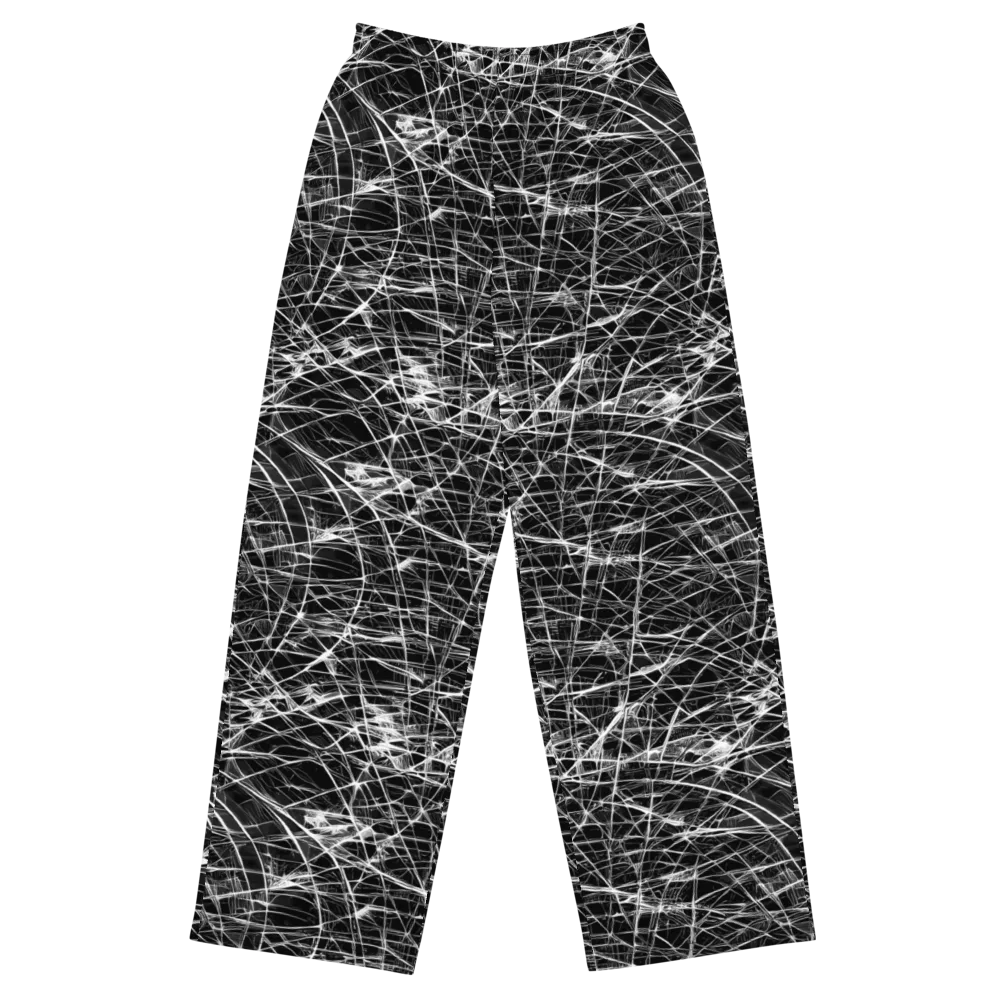 Whitewire Maze on Wide-Leg Pants — Front