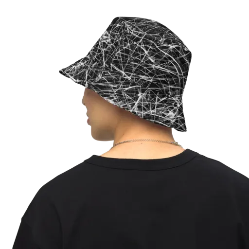 Whitewire Maze on a Reversible Bucket Hat
