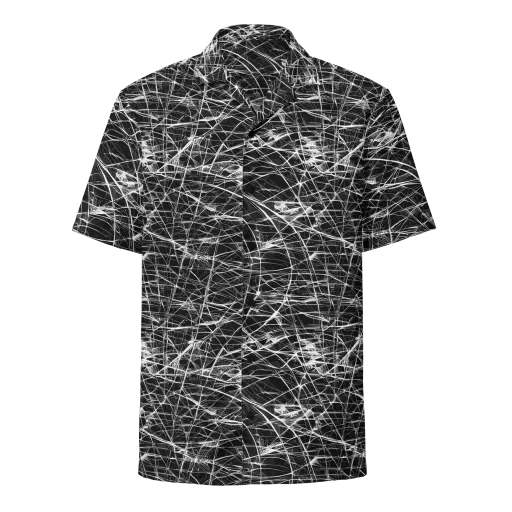 Whitewire Maze on a Button Shirt