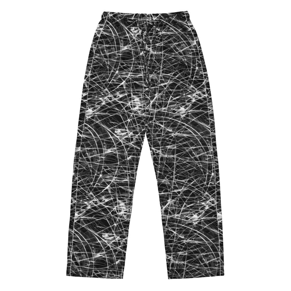 Whitewire Maze on Women's Pajama Pants — Front