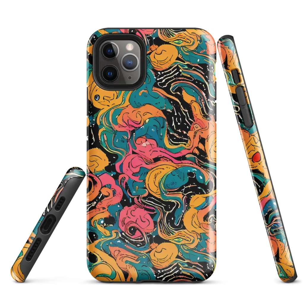 Ink Ocean on Tough Case for iPhone® — Front