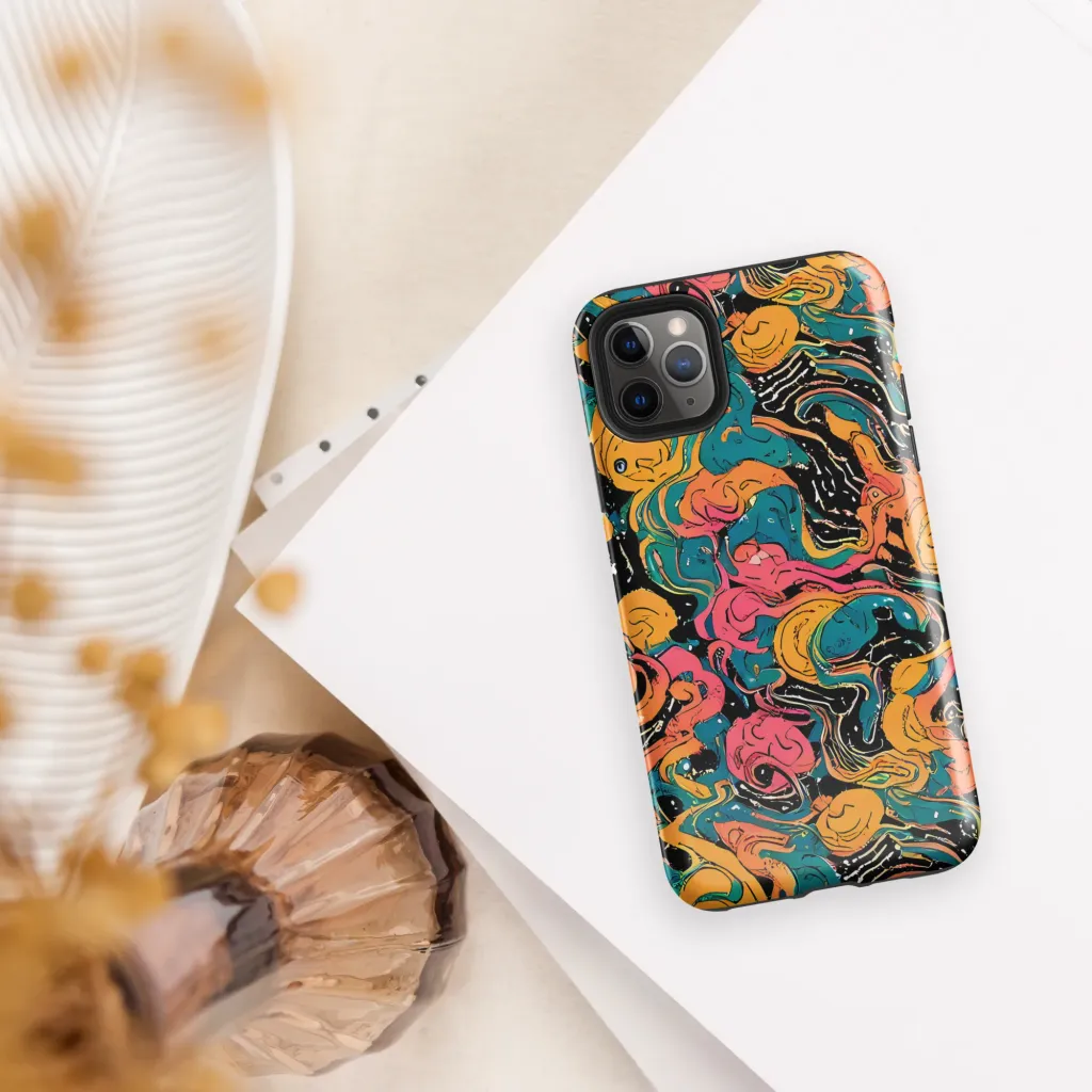 Ink Ocean on Tough Case for iPhone® — Front