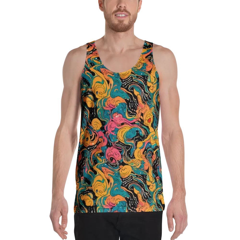 Ink Ocean on Men's Tank Top — Front