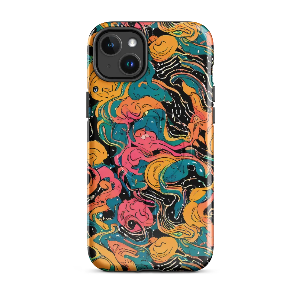 Ink Ocean on MagSafe Tough Case for iPhone® — Front