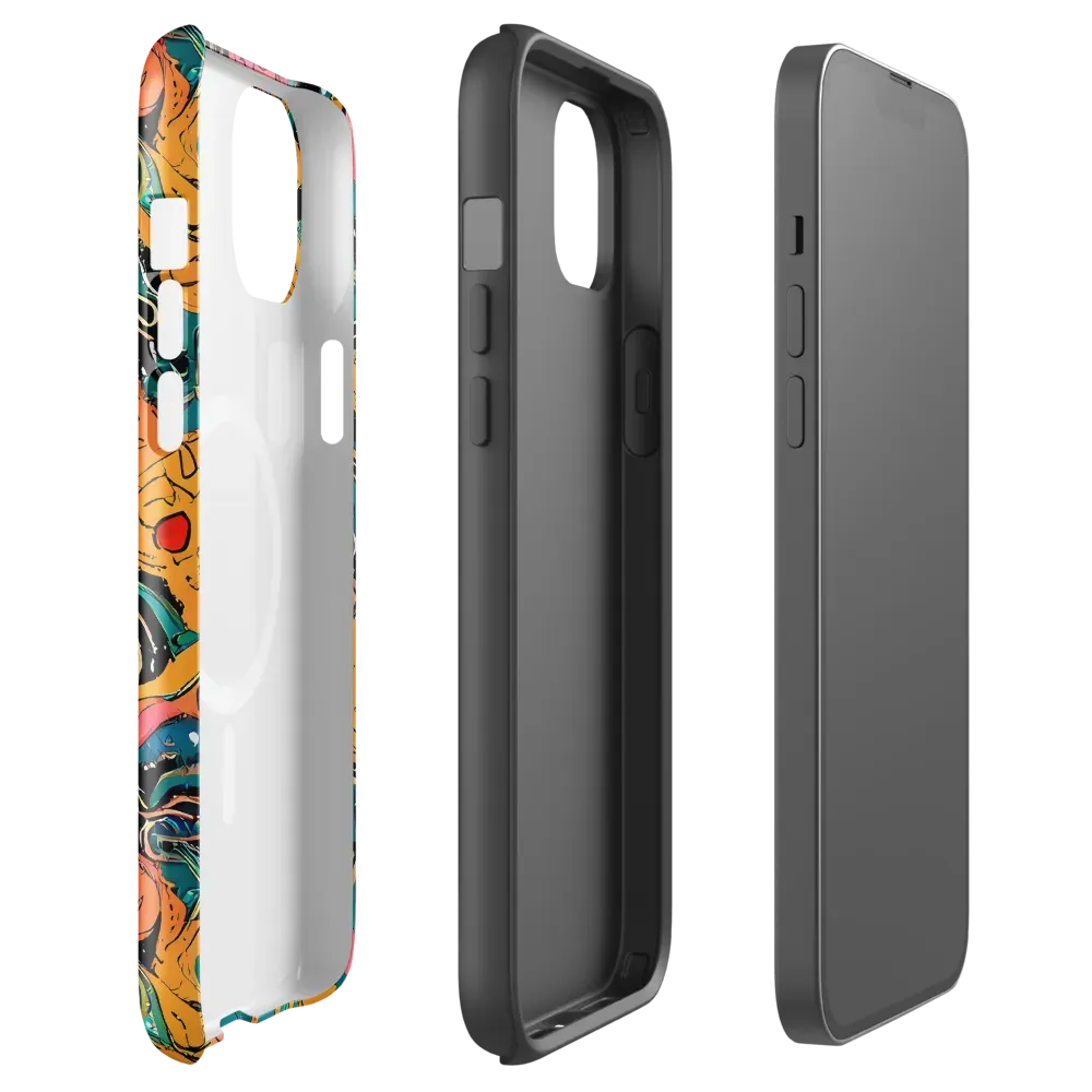 Ink Ocean on MagSafe Tough Case for iPhone® — Front