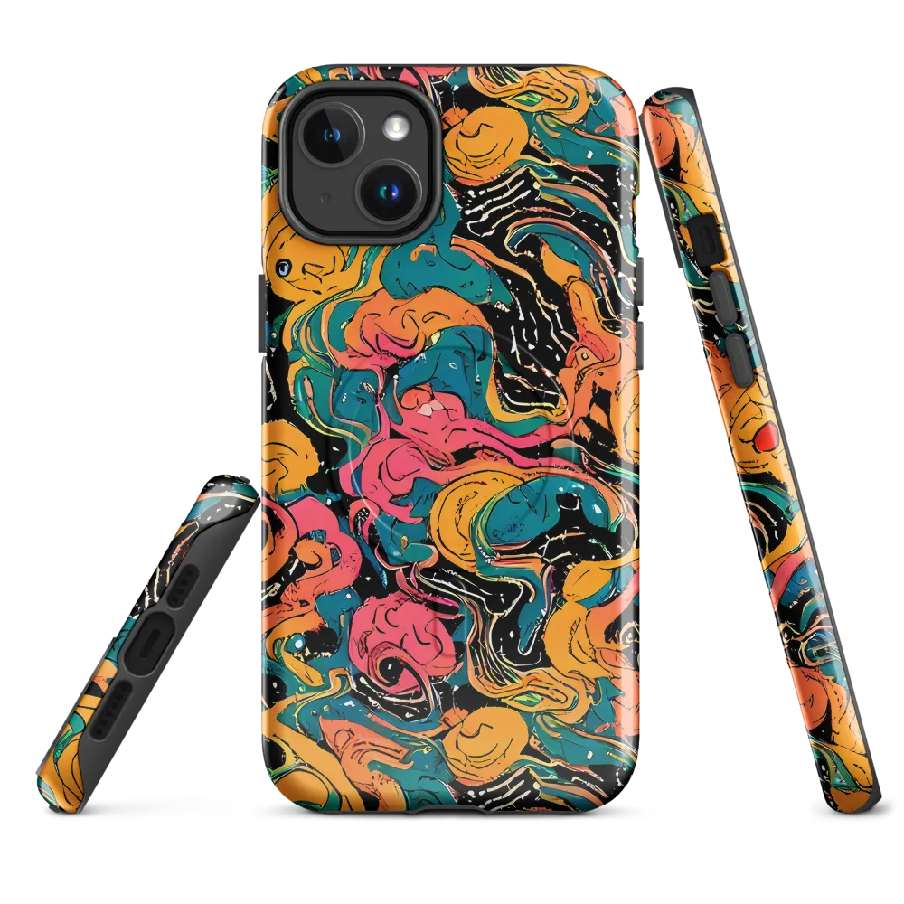 Ink Ocean on MagSafe Tough Case for iPhone® — Front