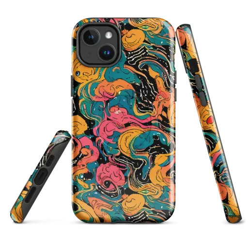 Ink Ocean on a MagSafe Tough Case for iPhone®
