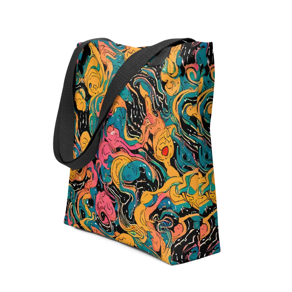 Ink Ocean on Tote Bag — Front