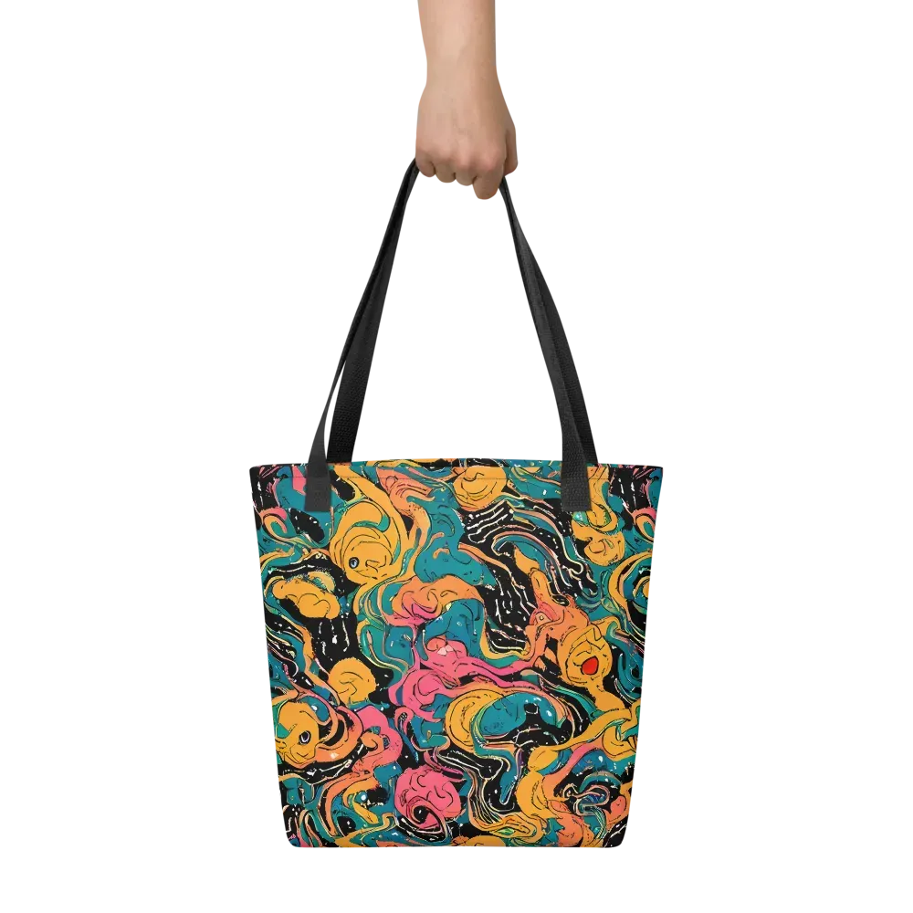 Ink Ocean on Tote Bag — Front