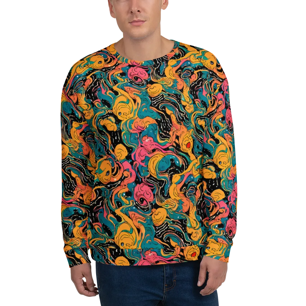 Ink Ocean on Sweatshirt — Front
