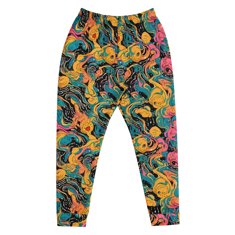 Ink Ocean on Men's Joggers — Front